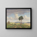 Path through the countryside - Carl Gödel — framed artwork on a wall