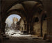 Ruins of a church in winter - Carl Georg Adolph Hasenpflug — artwork view