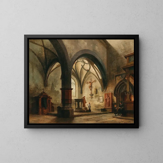 Église Saint-Jean de Schaffhouse - Carl Georg Anton Graeb — framed artwork on a wall