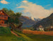 Silence dans la vallée de Ziller - Carl Geyling — artwork view