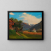Silence dans la vallée de Ziller - Carl Geyling — framed artwork on a wall