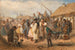 In the Hungarian Puszta, soldiers and girls dancing - Carl Goebel — artwork view