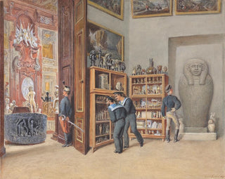 The Egyptian Collection Entrance Hall - Carl Goebel the Younger — artwork view