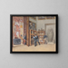 The Egyptian Collection Entrance Hall - Carl Goebel the Younger — framed artwork on a wall