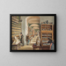 The Second Cabinet from the Egyptian Collection - Carl Goebel the Younger — framed artwork on a wall