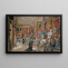 La salle d'armes II de la collection d'Ambras - Carl Goebel le Jeune — framed artwork on a wall