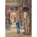 Entry into the treasure room - Carl Goebel the Younger — framed artwork on a wall