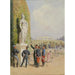 the garden of Schönbrunn Palace in Vienna - Carl Goebel the Younger — framed artwork on a wall