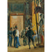 Austrian officers and two Tyroleans visiting the Ambras collection at the Lower Belvedere - Carl Goebel the Younger — artwork view