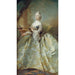 Reproduction of the painting Portrait painting of Louise, first queen of Frederick V - Carl Gustaf Pilo