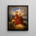 The Fisherman's Wife of Neptune - Carl Gustaf Plagemann — framed artwork on a wall