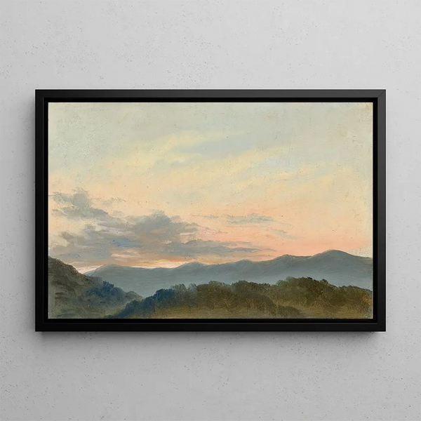 Study of Clouds - Carl Gustav Carus — framed artwork on a wall