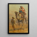Reproduction of the painting A nomadic Arab family - Carl Haag