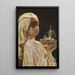 The coffee service - Carl Haag — framed artwork on a wall