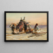 The Morning Prayer - Carl Haag — framed artwork on a wall