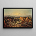 Ambush in the Montenegrin Mountains - Carl Haase — framed artwork on a wall