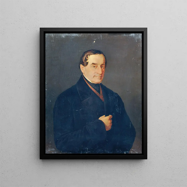 Anton Vinzenz Petke - Carl Haase — framed artwork on a wall
