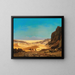 The Libyan Desert - Carl Hasch — framed artwork on a wall