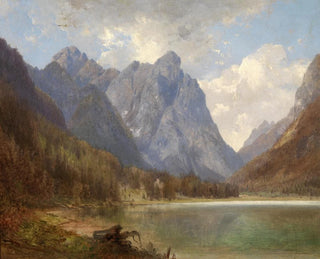 Lake Toblach - Carl Hasch — artwork view