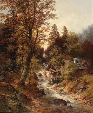 Waldmühle near Windischgarsten - Carl Hasch — artwork view