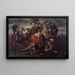 The Battle of Pavia - Carl Hassmann — framed artwork on a wall