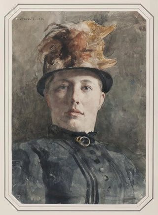 Peut-être Wilhelmina Mina Carlson - Carl Hedelin — artwork view