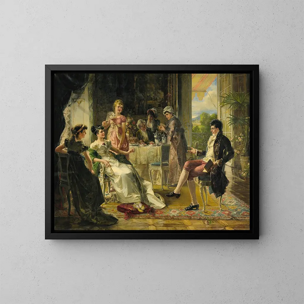 Replica of a Summer Afternoon - Carl Herpfer — framed artwork on a wall