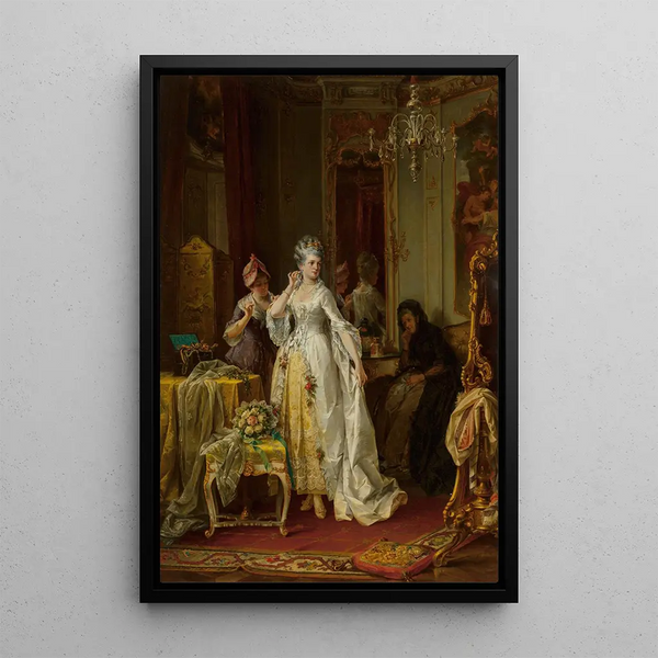 The Last Look - Carl Herpfer — framed artwork on a wall