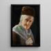 Reproduction of the painting Portrait of an old lady with a fur hat - Carl Heuser