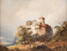 Château dans un paysage orageux - Carl Hilgers — artwork view