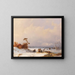 Ice Events Painting - Carl Hilgers — framed artwork on a wall