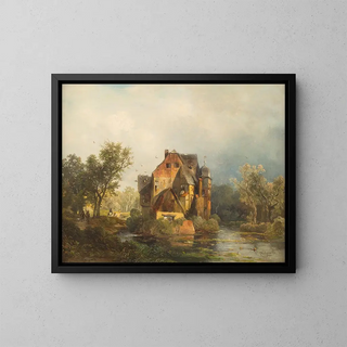 Château d'eau de Caspersbroich - Carl Hilgers — framed artwork on a wall