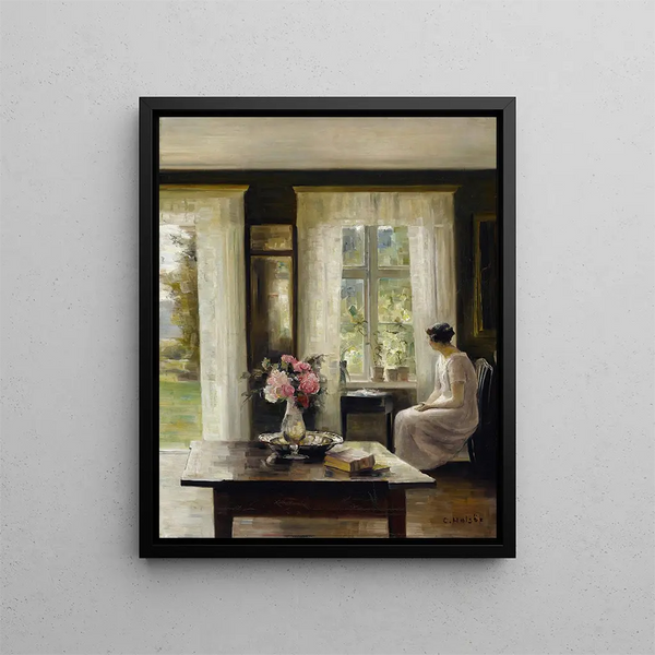 Spring Interior Light - Carl Holse — framed artwork on a wall
