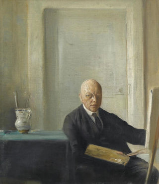 L'artiste à son chevalet - Carl Holse — artwork view