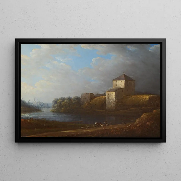 Château de Nyköping - Carl Johan Fahlcrantz — framed artwork on a wall
