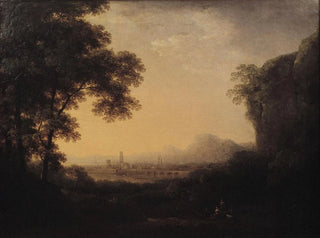 Romantic landscape painting - Carl Johan Fahlcrantz — artwork view