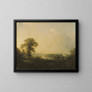 View of Haga - Carl Johan Fahlcrantz — framed artwork on a wall