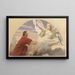 Lunette pour le Palais de Justice - Carl Johann Peyfuss — framed artwork on a wall