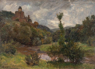 Château de Brresheim dans l'Eifel - Carl Jutz le Jeune — artwork view