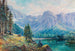 Hallstättersee with View of Dachstein - Carl Kaiser-Herbst — artwork view