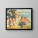 Nidden on the Courland coast - Carl Knauf — framed artwork on a wall