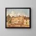 La vieille maison dans la rue verte Thorgasse n° 80 à Vienne-Rossau - Carl L. Wiesbeck — framed artwork on a wall
