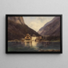 at the lake - Carl Lafitte — framed artwork on a wall