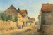 Village Road with many decorative figures - Carl Lafitte — artwork view