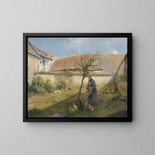 At the countryside - Carl Larsson — framed artwork on a wall