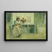 After the Prom Ball - Carl Larsson — framed artwork on a wall
