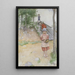 Near the cellar - Carl Larsson — framed artwork on a wall