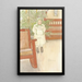 Girl and rocking chair - Carl Larsson — framed artwork on a wall