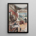 Interior painting of the Fürstenberg gallery - Carl Larsson — framed artwork on a wall