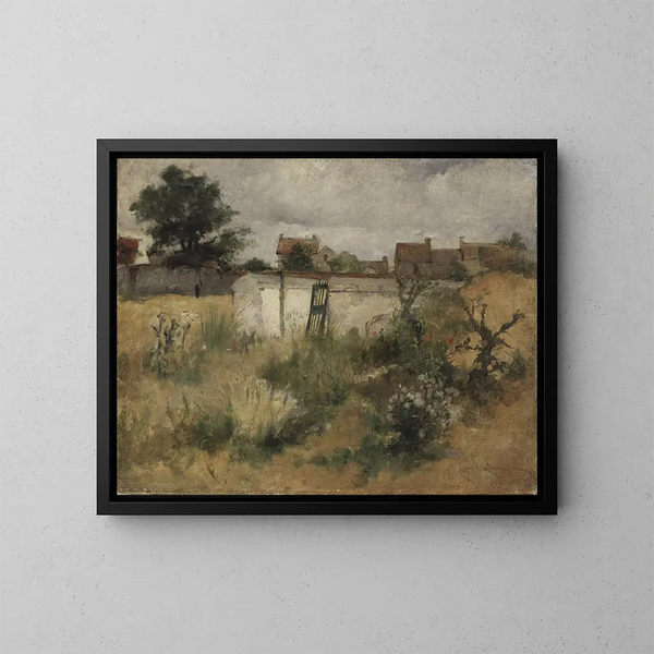 Study of the Barbizon Landscape - Carl Larsson — framed artwork on a wall